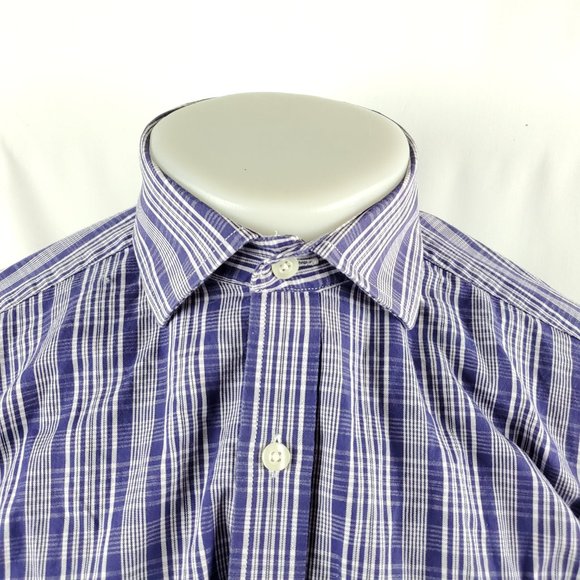 Michael Kors Men Button Front Dress Shirt 15.5 - Picture 3 of 7
